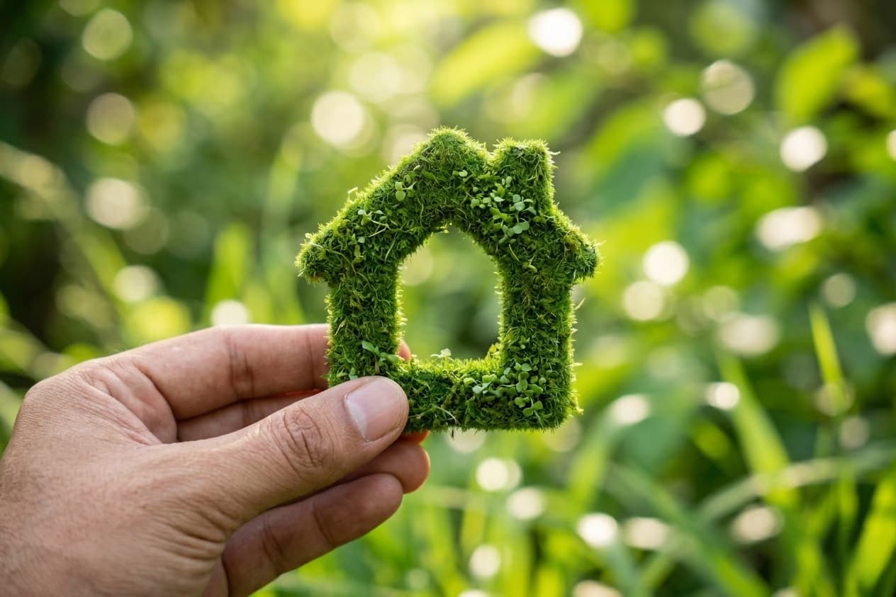 Duurzaam groene woning